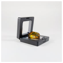 Square - 2 inch - Black - 3D Floating Frame 2-Sided Display Case - 50 mm
