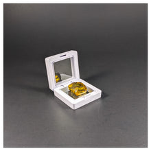 Square - 2 inch - White - 3D Floating Frame 2-Sided Display Case - 50 mm