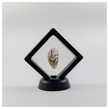 Square - 2.8 inch - Black - 3D Floating Frame 2-Sided Display Case - 70 mm
