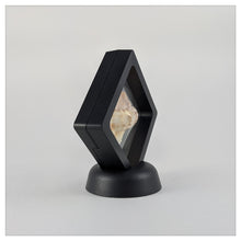 Square - 2.8 inch - Black - 3D Floating Frame 2-Sided Display Case - 70 mm