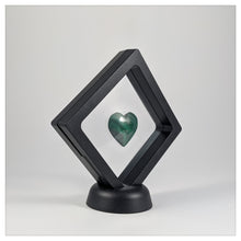 Square - 3.5 inch - Black - 3D Floating Frame 2-Sided Display Case - 90 mm