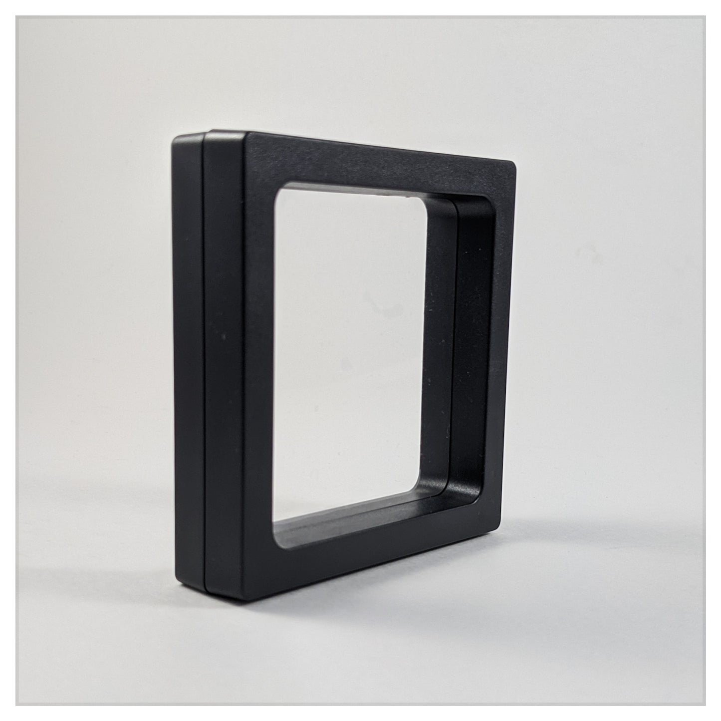 3.5 Inch Square Black (Medium)