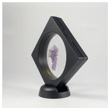 Square/Circle - 3.5 inch - 3D Floating Frame 2-Sided Display Case - Black