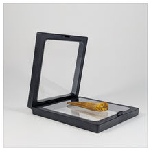 Square - 4.3 inch - Black - 3D Floating Frame 2-Sided Display Case - 110 mm