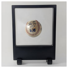 Label Area - 7.1" x 9.1" - 3D Floating Frame 2-Sided Display Case - Black