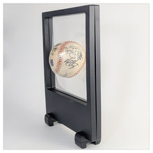 Label Area - 7.1" x 9.1" - 3D Floating Frame 2-Sided Display Case - Black