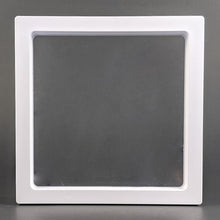 Square - 7.1 inch - White - 3D Floating Frame 2-Sided Display Case - 180 mm