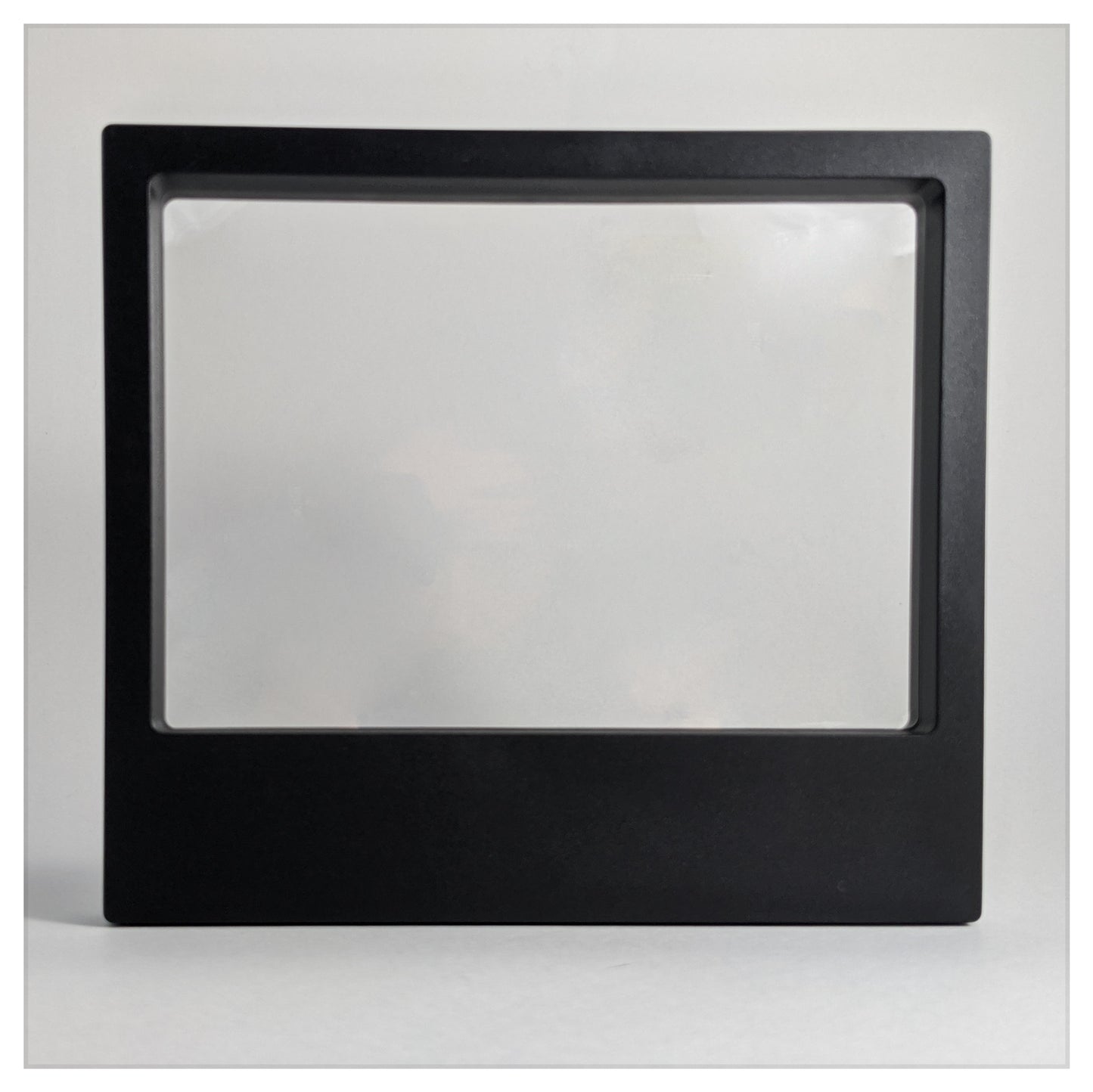 7.9" x 7.1" Wide Label Black