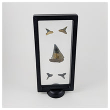 Rectangle - 9.1" x 4.3" - Black - 3D Floating Frame 2-Sided Display Case - 230 mm x 110 mm
