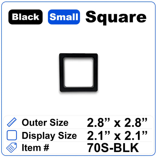 Black Square 2.8 inch