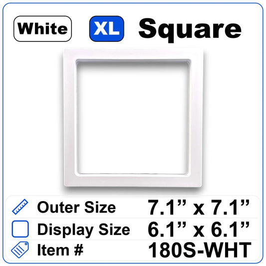 7.1 Inch Square White (XL)