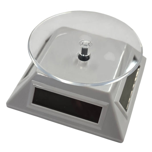 Rotating Stand - Solar Plus Battery - White