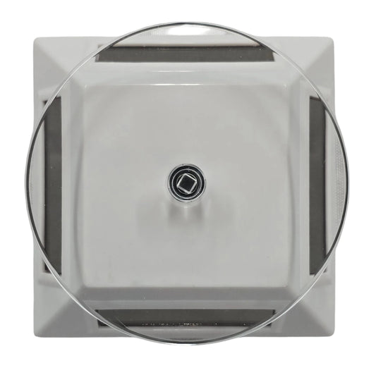 Rotating Stand - Solar Plus Battery - White