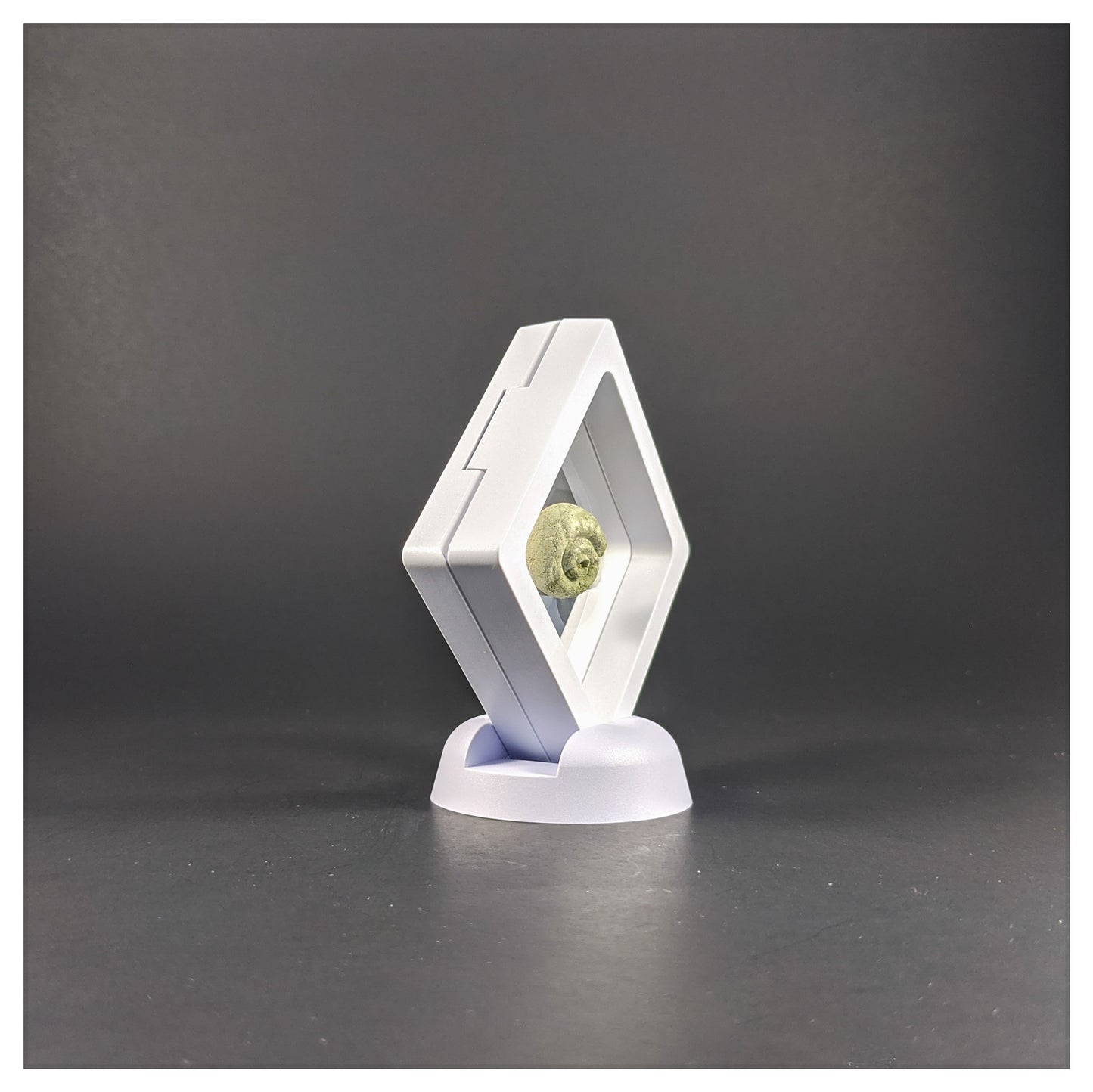 Round Multi-Function Base - Edge or Corner Stand - White