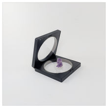 Square/Circle - 3.5 inch - 3D Floating Frame 2-Sided Display Case - Black