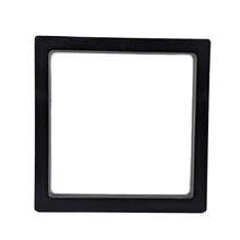 Square - 5.5 inch - Black - 3D Floating Frame 2-Sided Display Case - 140 mm
