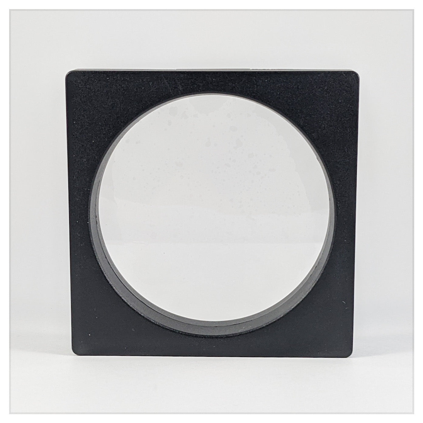 6.3 Inch Square/Circle Black