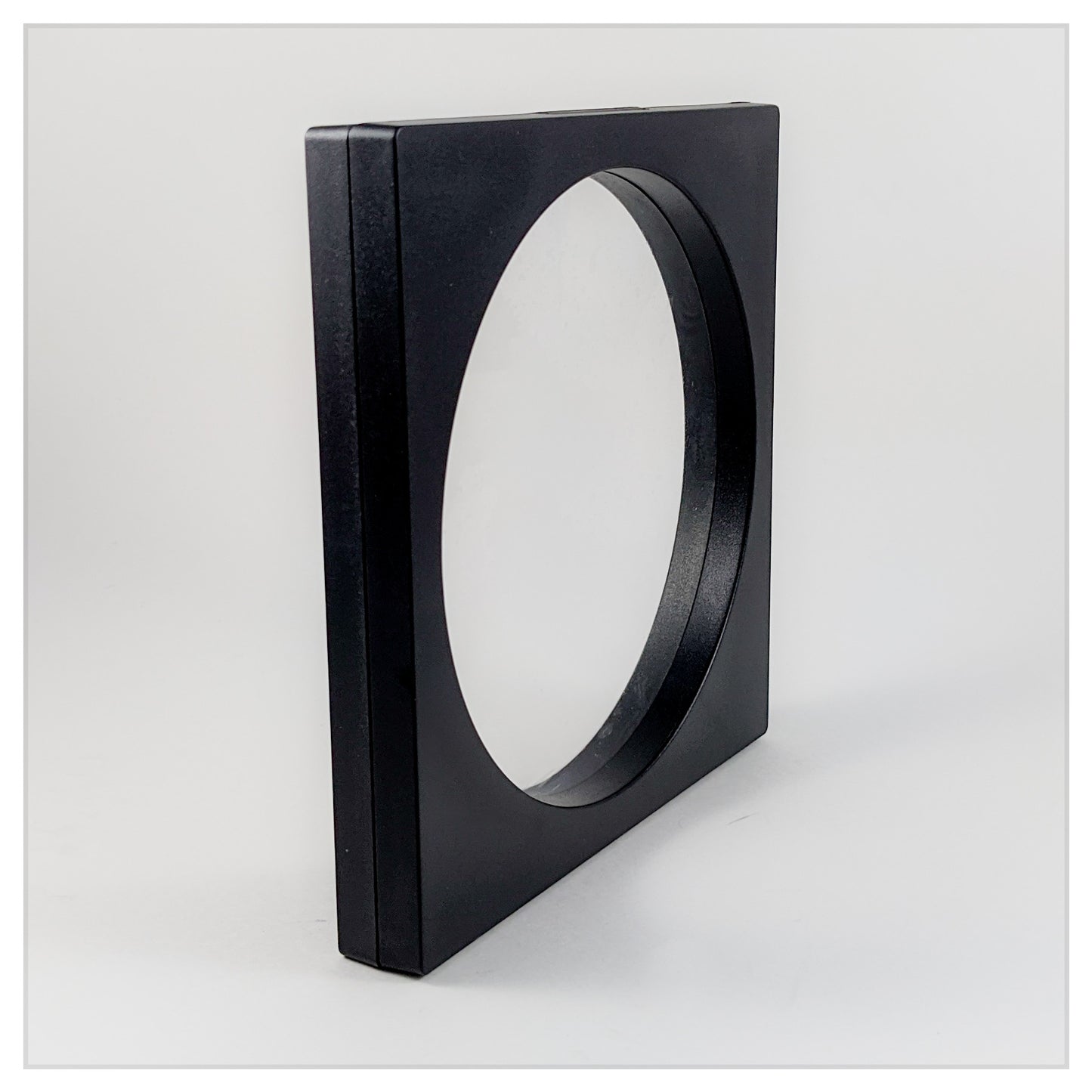 6.3 Inch Square/Circle Black