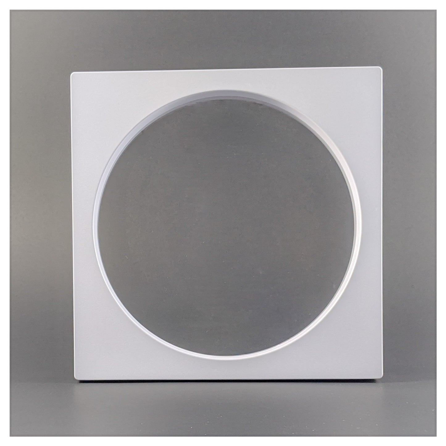 6.3 Inch Square/Circle White