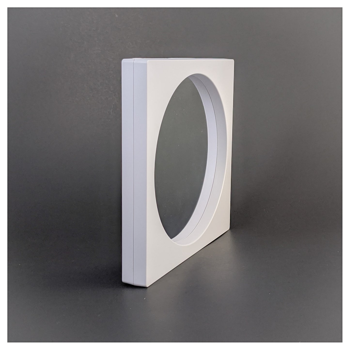 6.3 Inch Square/Circle White