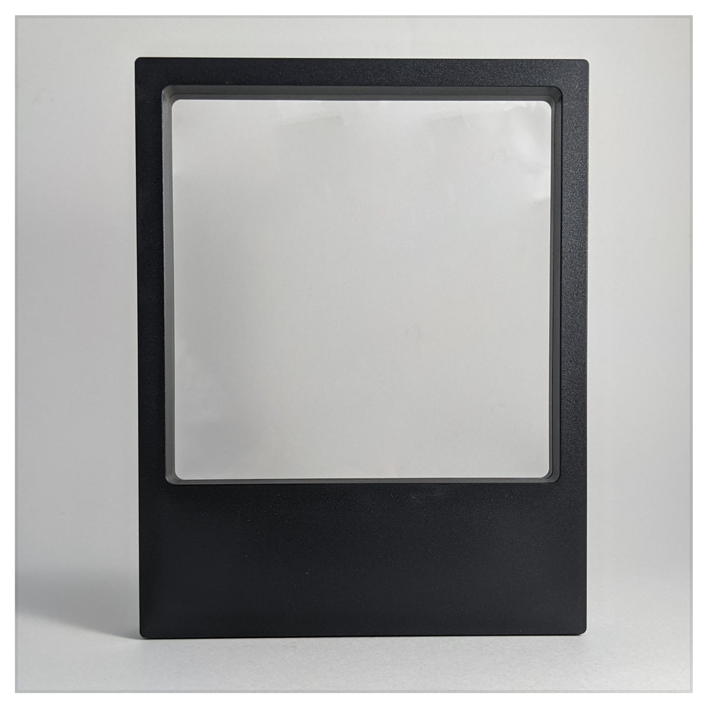 7.1" x 9.1" Tall Label Black