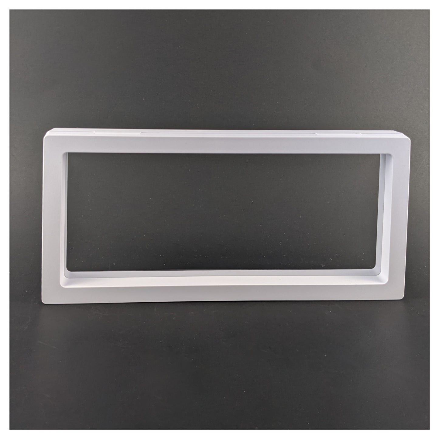 9.1" x 4.3" Rectangle White