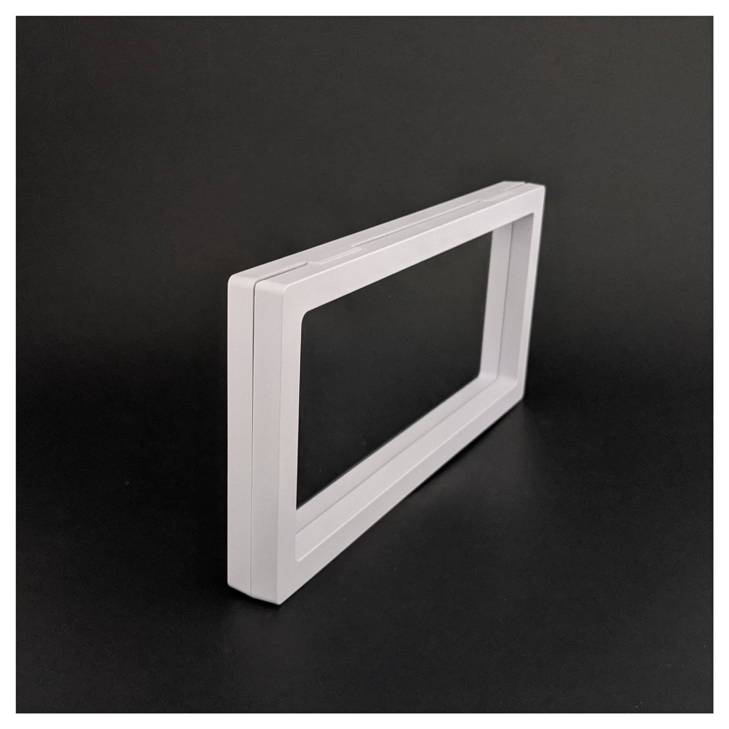 9.1" x 4.3" Rectangle White