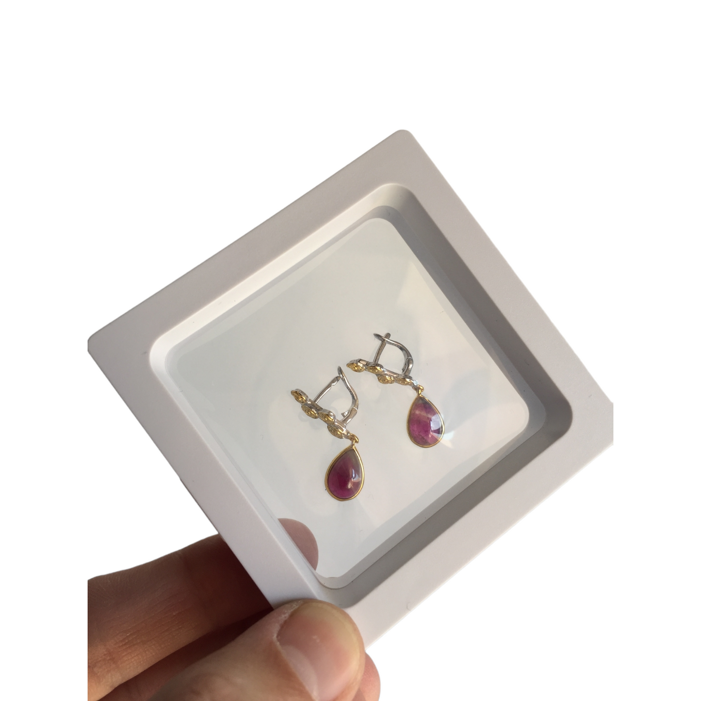 2.8 inch Square White (Small)