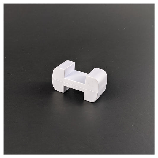 Stacking Base - Edge Stand, Stack or Connect - White