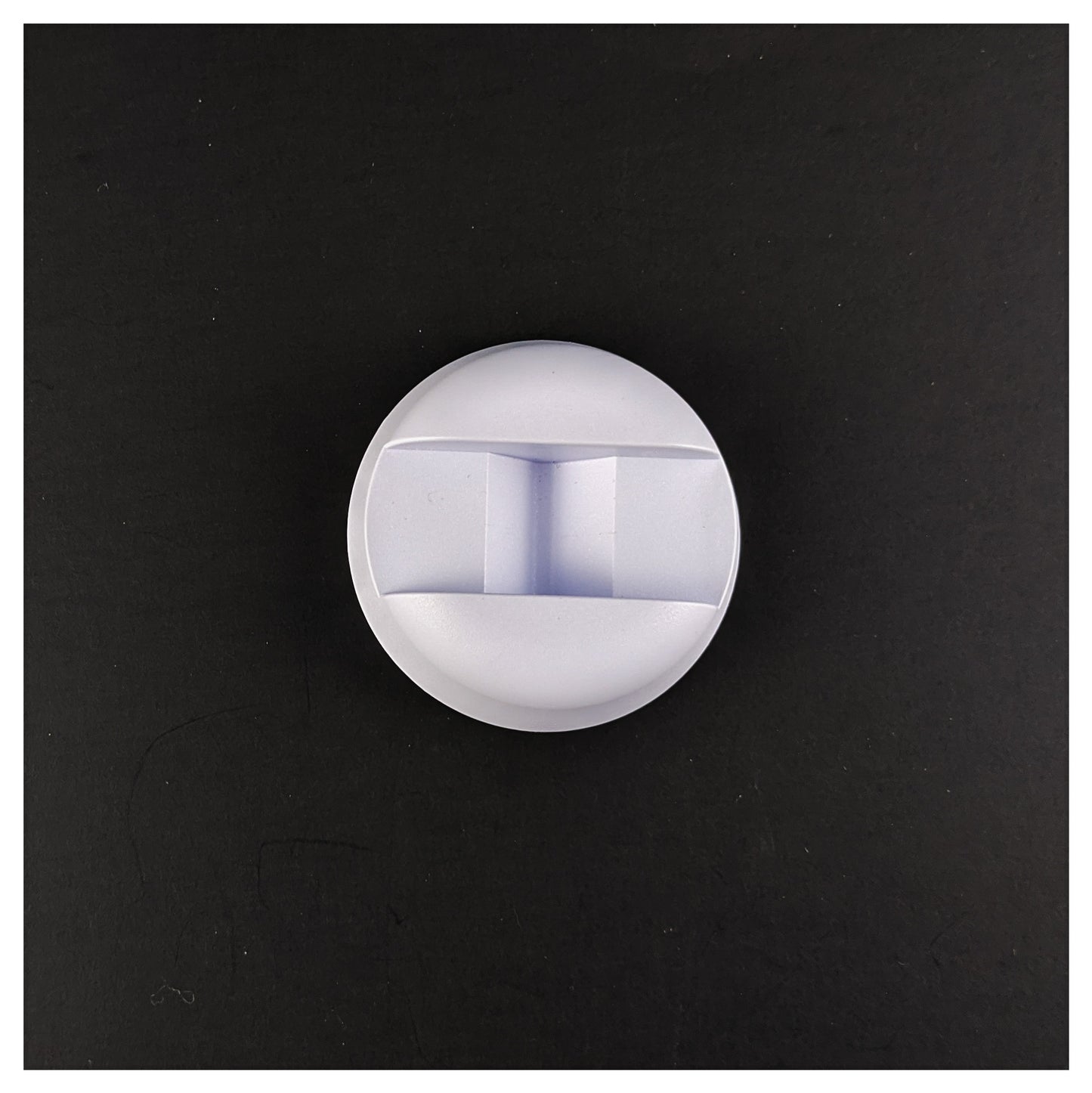 Round Multi-Function Base - Edge or Corner Stand - White